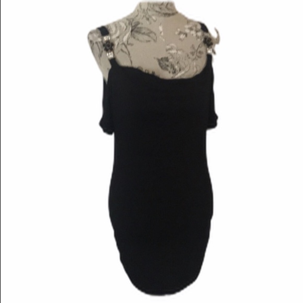 Studio Y Black Stretch Dress S